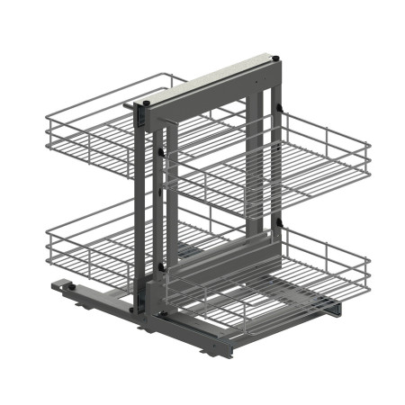 Волшебный уголок MAXIMA CLASSIC Corner Comfort 800 правый, с доводчиком, графит, Rejs